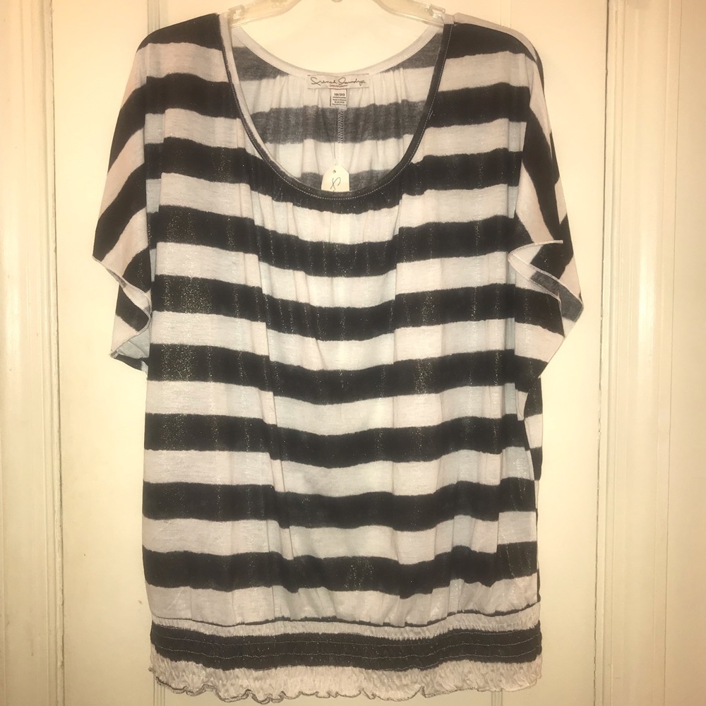 French Laundry Black and white top